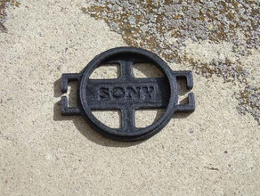 sony dsc-h400-55mm Objektiv Halter Kamera cap Objektivdeckel-Halter 3d print model - Mito3D