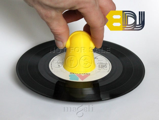 8dj - Spielzeug Spiele disc disc-jockey Datensatz spinner vinyl 3D print model - Mito3D