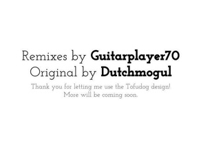tofudog remixes creatures guitarplayer70 tofudogs 3d print model - Mito3D