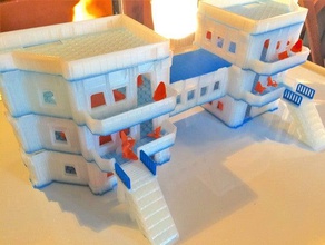 multi-utilisation de scifi bâtiment 18mm échelle les jouets jeux dutchmogul mauvais obtenu des un jeu rôle rpg wargaming wayfarer tactiques 3d print model - Mito3D