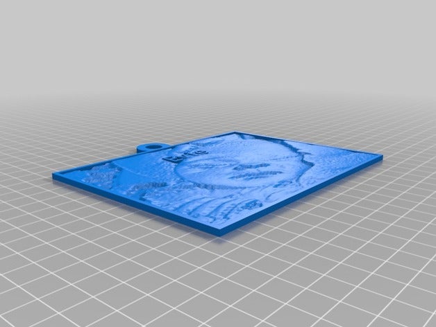 özelleştirilmiş lithopane benim 2d sanat 3D print model - Mito3D