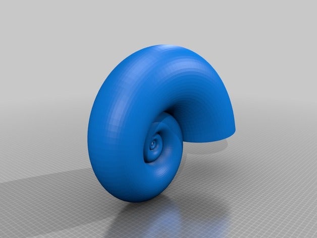 coquille de nautile sculptures 3D print model - Mito3D