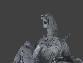 migigerlo sculptures alien art jesus maria mashup michelangelo model models 3d print model - Mito3D
