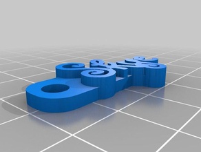 pulseira de identificação skye 3 chaveiros personalizado 3d print model - Mito3D