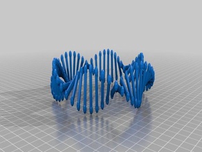 my customized dna ring signs logos 3d print model - Mito3D