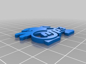mp3 stick keychain peugeot 3d printing 3d print model - Mito3D
