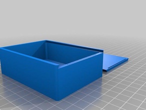 il mio personalizzato box2 top scorrevole contenitori 3d print model - Mito3D