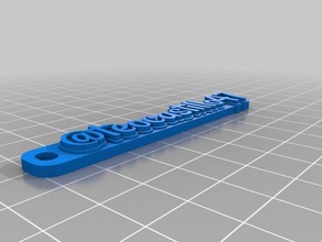 teocastillo keychains customized 3d print model - Mito3D
