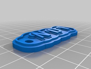 ndi net Schlüsselbund Schlüsselanhänger angepasst 3d print model - Mito3D