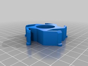 droit bobine hub adaptateur 3d de l'imprimante pièces personnalisé 3d print model - Mito3D