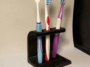 titular de cepillo dientes hogar 3d print model - Mito3D