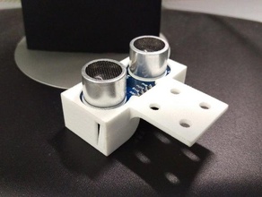 meccano télémètre titulaire hc-sr04 la robotique 3d print model - Mito3D