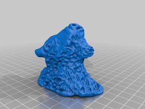 bison bling Mode 3d print model - Mito3D