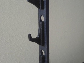 hook double rivet Regal - Organisation edsal montieren Regale 3d print model - Mito3D