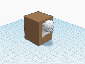 Mops-in-a-box 3d drucken 3d print model - Mito3D