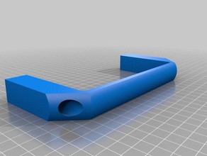 my customized handle 2020 2xtrusion openbuilds v-slot 3d printer parts 3d print model - Mito3D