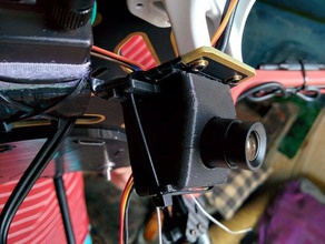 câmera do cctv de 20 graus inclinação fixa fundo montagem rc veículos suporte fpv cam câmara titular 3d print model - Mito3D