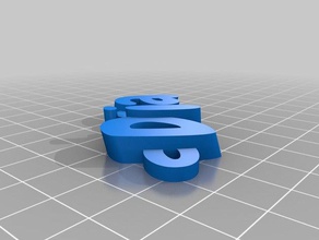 dina2 keychains customized 3d print model - Mito3D