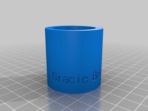 my customized cup holder denali science project other 3d print model - Mito3D