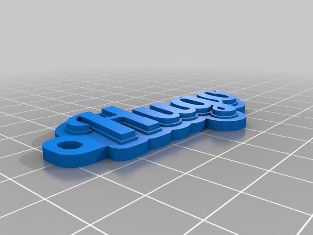 mi personalizados multilínea tag llavero llaveros 3D print model - Mito3D