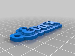 llavero evan Anahtarlık özelleştirilmiş 3d print model - Mito3D
