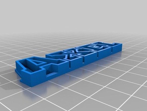 axel Skulpturen angepasst 3d print model - Mito3D