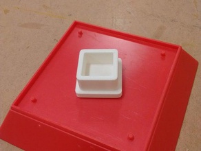 table foot household supplies leg plug square 3d print model - Mito3D
