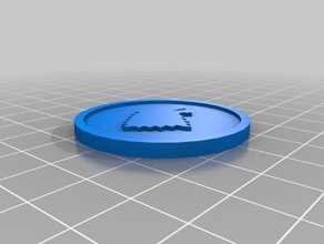 casa stark token las monedas insignias personalizado 3d print model - Mito3D