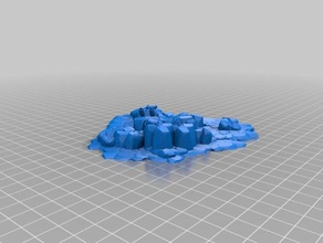 ruined robot rocks toys games 3d print model - Mito3D