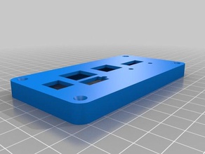 özel Botanik Alp arka plaka hammond kasa eth usb micro benim elektronik 3d print model - Mito3D