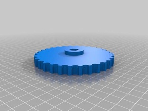 minha personalizado roda para ajustamento da marca 2 partes 3d print model - Mito3D