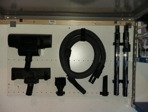 vacío accessoryes de la pared organización 3d print model - Mito3D