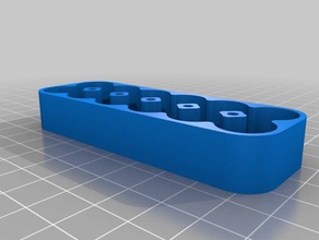 battery case 12 aa top containers customized 3d print model - Mito3D