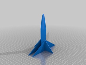 alçak yörüngeye roket şeysi v1 rc araçlar 3d print model - Mito3D