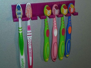 escova de dentes gerenciador zahnb&uumlrstenmanager casa banho 3d print model - Mito3D
