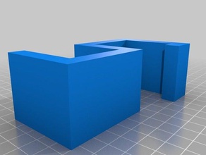 meine angepassten Schreibtisch Haken office 3d print model - Mito3D