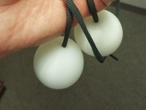klackers aka clackers ker-bangers klick klacks toys games ball balls kinetic noisemaker 3d print model - Mito3D