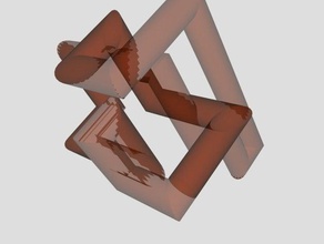 aléatoire l'art du tube de nouvelles la pipe sketchup 3d print model - Mito3D