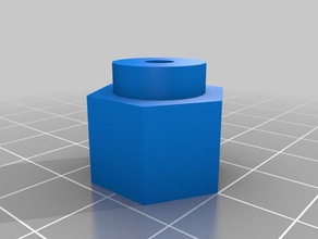 hex adapter 17mm 12mm hobby 3d print model - Mito3D