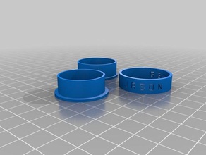 jason walker pollice fidget spinner anello anelli personalizzato 3d print model - Mito3D