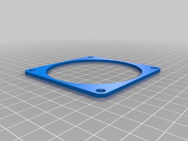 80x80 fan spacer hobi 3D print model - Mito3D