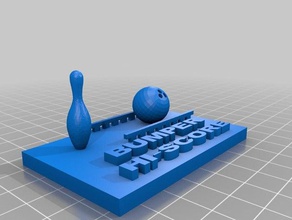 pare-chocs de bowling 3d l'impression 3d print model - Mito3D
