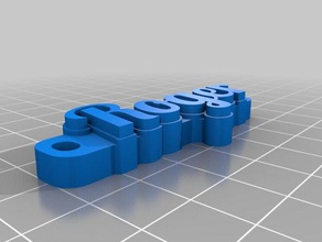 roger portachiavi i personalizzato 3d print model - Mito3D