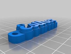 esther Schlüsselbund Schlüsselanhänger angepasst 3d print model - Mito3D