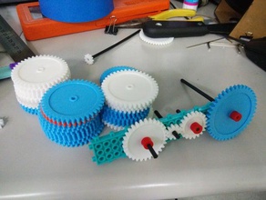 gear longyeahtoy brick mechanical toys 3d print model - Mito3D