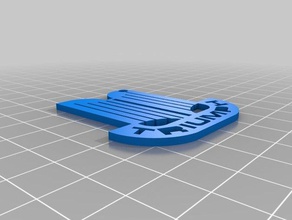 triumph keychain keychains 3d print model - Mito3D