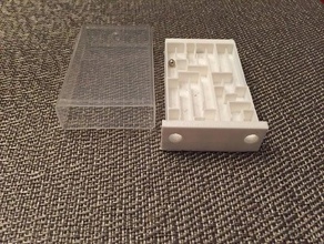 tic tac Labyrinth Rätsel 3d Herausforderung Labyrinth-box tictac tictacchallenge tic-tac-box tac-box-Herausforderung 3d print model - Mito3D