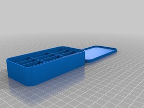 cuscinetto scatola 60x120 strumento i titolari caselle personalizzato 3d print model - Mito3D