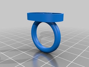 cf anel anéis personalizado 3d print model - Mito3D