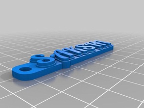 sakshi llaveros personalizado 3d print model - Mito3D